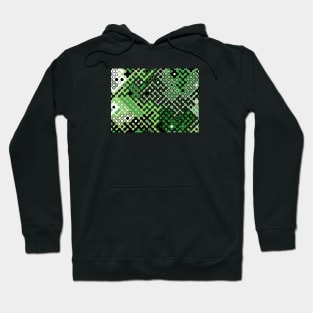 Aromantic Pride Abstract Rounded Circuits Hoodie